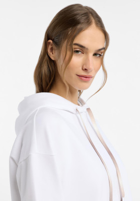 ELBSAND Ela Hoodie bright white (95% Baumwolle, 5% Elasthan) XS