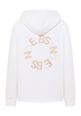 ELBSAND Ela Hoodie bright white (95% Baumwolle, 5% Elasthan) L