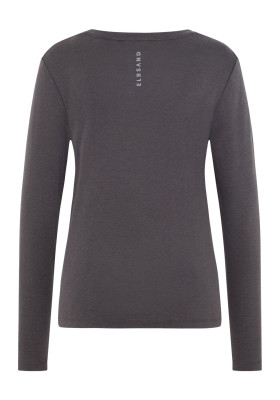 ELBSAND Santje Longsleeve charcoal (58% Baumwolle, 42% Modal) L