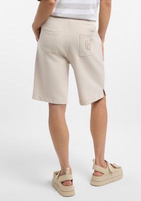 ELBSAND Vivi Sweat Bermuda light camel (87% Baumwolle, 13% Polyester) S