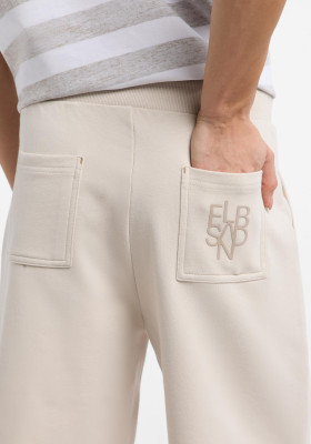 ELBSAND Vivi Sweat Bermuda light camel (87% Baumwolle, 13% Polyester) L
