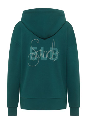 ELBSAND Marla Hoodie dark ivy (80% Baumwolle, 12% Polyester, 8% Elasthan) L