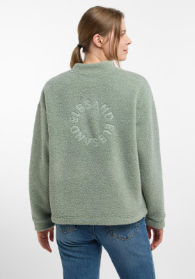 ELBSAND Nette Fleece Jacket silt green (100% Polyester) L