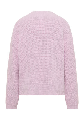 ELBSAND Oana Knit Sweater pink chalk (55% Lammwolle, 45% Baumwolle) M