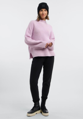 ELBSAND Oana Knit Sweater pink chalk (55% Lammwolle, 45% Baumwolle) M