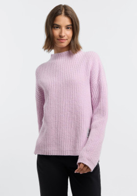 ELBSAND Oana Knit Sweater pink chalk (55% Lammwolle, 45% Baumwolle) L