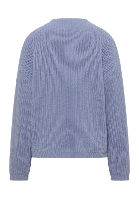 ELBSAND Oana Knit Sweater sky haze (55% Lammwolle, 45% Baumwolle) M