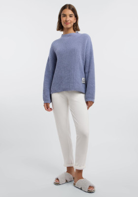 ELBSAND Oana Knit Sweater sky haze (55% Lammwolle, 45% Baumwolle) L