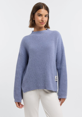 ELBSAND Oana Knit Sweater sky haze (55% Lammwolle, 45% Baumwolle) M