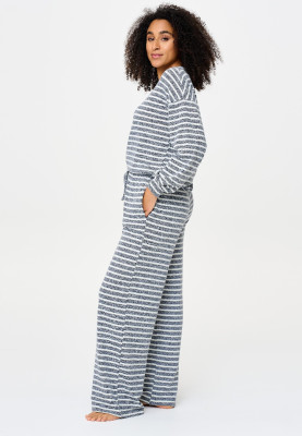 LingaDore 8613 Homewear Set blue marl (95% Polyester, 5% Elasthan) L