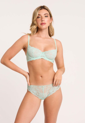 Montelle Flirt Halbschalen-BH (84% Polyamid, 16% Elasthan) 80C / seafoam