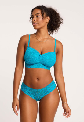 Montelle Lace Bralette (86% Polyamid, 14% Elasthan) Türkis / 80B/C