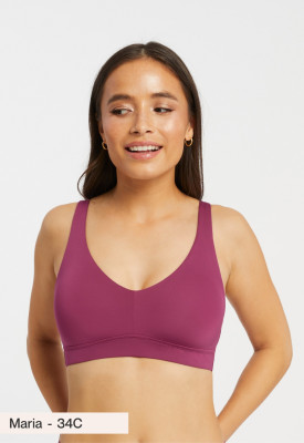 Montelle Mysa Bralette (84% Polyamid, 16% Elasthan) cranberry / 75F/G