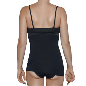 AIKYOU ZOE BH-Hemdchen schwarz (92% Baumwolle, 8% Elasthan) M