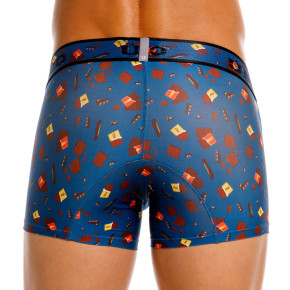 Mundo ÚNICO "FUN" Chocolate Boxer (87% Polyester, 13% Elasthan) L