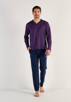 HOM Fats Pyjama (50% Modal, 50% Baumwolle) M