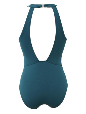 WASSERSTOFF 43 418 Badeanzug Sophisticated uni season 2025 - verschiedene Farben (80% Polyamid, 20% Elasthan) 38/M / petrol