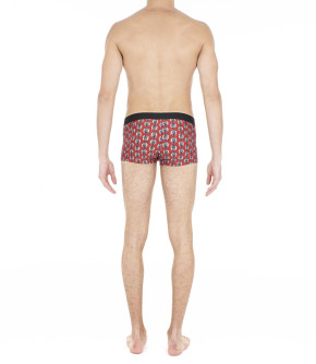 HOM King Boxer rot/schwarz/weiß (82% Polyamid, 18% Elasthan) S