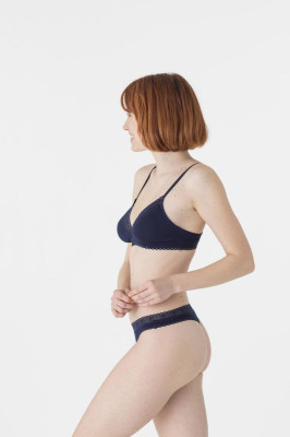 MAISONLEJABY La Petite Lejaby String outremer  (86% Micromodal, 11% Elasthan, 3% Baumwolle) S