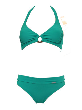 WASSERSTOFF 43 903 Neckring Bikini uni verschiedene Farben (80% Polyamid, 20% Elasthan) 40D / baltic