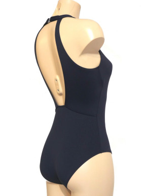 WASSERSTOFF 43 418 Badeanzug Sophisticated uni season 2025 - verschiedene Farben (80% Polyamid, 20% Elasthan) 42/XL / darkblue