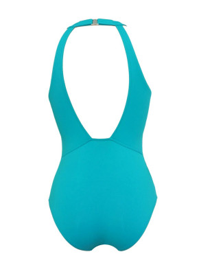 WASSERSTOFF 43 418 Badeanzug Sophisticated uni season 2025 - verschiedene Farben (80% Polyamid, 20% Elasthan) 42/XL / tabacco