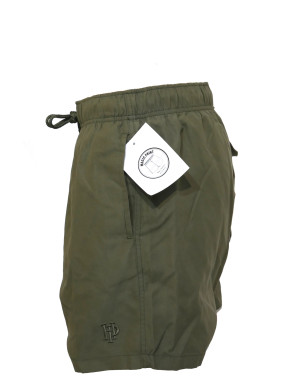 HAUTE PRESSION Beach Boxer Magic Print olive  (100% Polyester) S