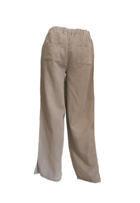 ELBSAND Wenke Pants soft mud (77% Lyocell, 23% Leinen) S