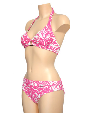 WASSERSTOFF 43 987 Neckring Bikini swing pink season 2025 (85% Polyamid, 15% Elasthan) 42D