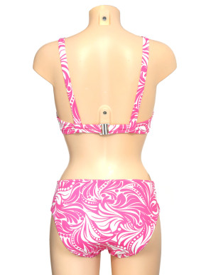 WASSERSTOFF 43 987 Neckring Bikini swing pink season 2025 (85% Polyamid, 15% Elasthan) 38D