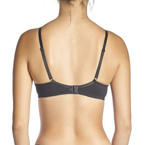 huit8 SWEET COTTON Bügel-BH (38% Baumwolle, 36% Polyamid, 26% Elasthan) Schwarz / 75C