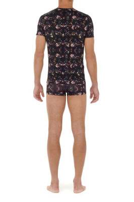 HOM Sebastian Tee-Shirt V Neck (86% Polyamid, 14%  Elasthan) M