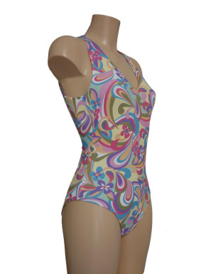 WASSERSTOFF Badeanzug Sophisticated Hippie (91% Polyamid, 9% Elasthan) 40/L