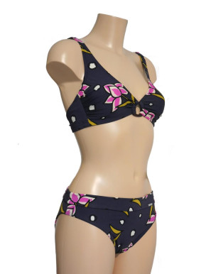 WASSERSTOFF 43 964 Neckring Bikini Magnolias (75% Polyamid, 25% Elasthan) 36D