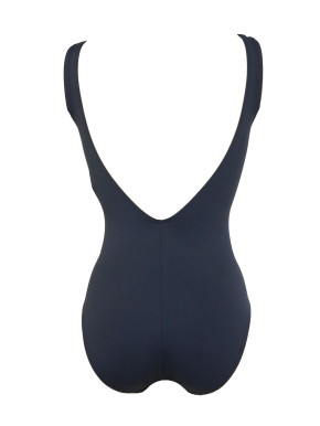 WASSERSTOFF 43 421 Badeanzug Chevron verschiedene Farbvarianten (80% Polyamid, 20% Elasthan) 38/M / darkblue