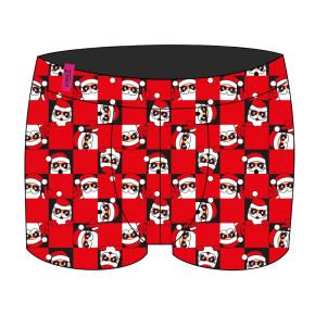 cool7 SANTA LOOKS OUT Boxer + Socken Set (95% Baumwolle, 5% Elasthan) M