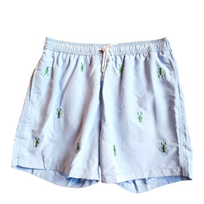 PAUL X BACKBLOOM Beach Boxer Lobster-Stickerei (100% Polyester) M