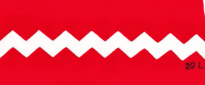 WASSERSTOFF 43 421 Badeanzug Chevron verschiedene Farbvarianten (80% Polyamid, 20% Elasthan) 40/L / sandia