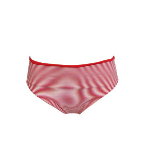 WASSERSTOFF Triangelo Bikini St. Tropez red-cream 43 949 (92% Polyamid, 8% Elasthan) 40/L