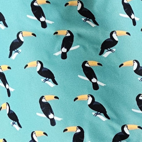 PAUL X BACKBLOOM Beach Boxer toucan (100% Polyester) XL