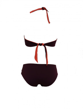 WASSERSTOFF 43 961 D Bikini Twisted True Love mit Wende-Top uni season 2024 - verschiedene Farben morat-sunset (80% Polyamid, 20% Elasthan) 42D / morat
